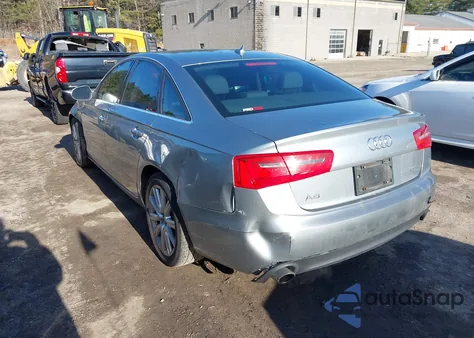 2013 Audi A6 3.0T Premium z USA, uszkodzony, nr VIN WAUGGAFC2DN062507